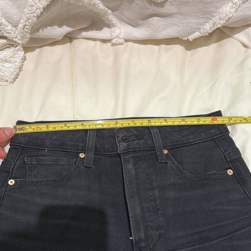 PAIGE High Rise Wide Leg Crop Black Jeans in "Anessa" - Picture 14 of 14